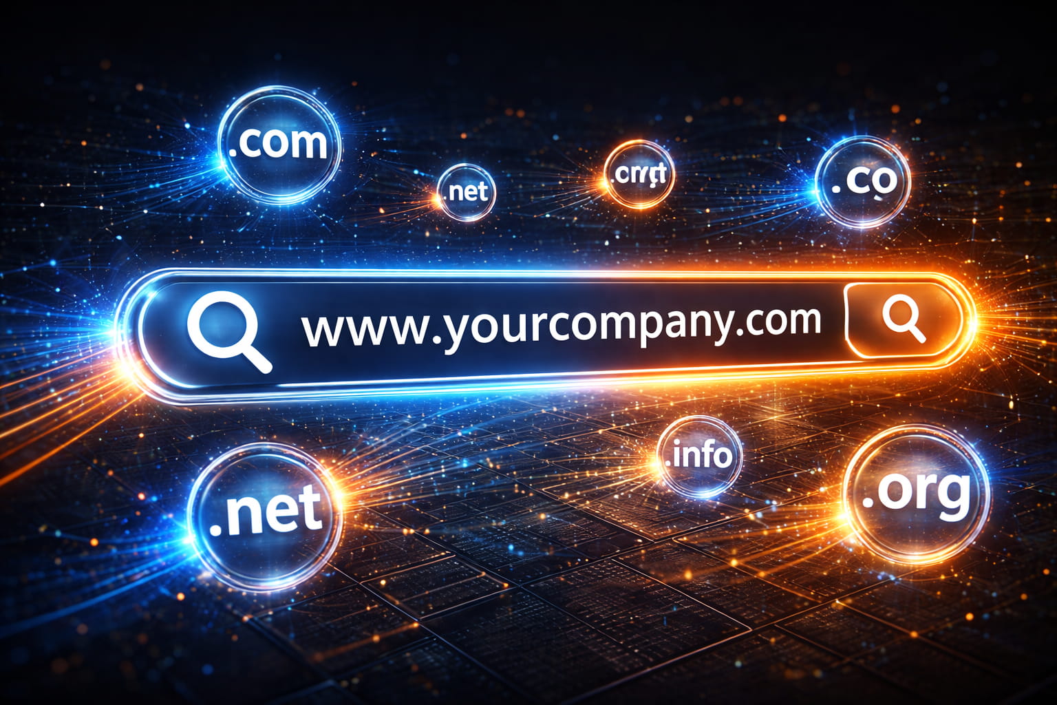 Alan adı domain kayıt ve DNS yönetimi görseli